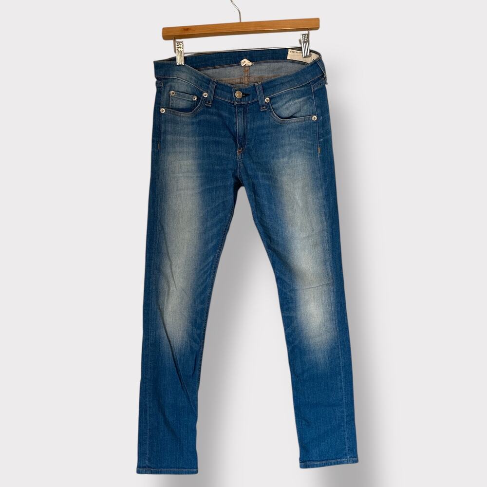 Rag and Bone Jean light wash low rise skinny